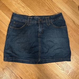 St John’s Bay mini denim skirt